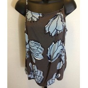 Gap Blue Floral Tank Top